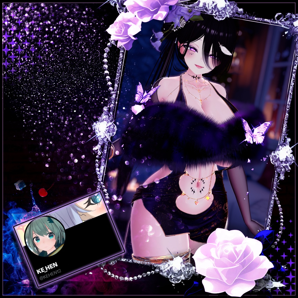 【9アバター対応】[セイレーンの織り]   Evening Dress II 缩略图 11