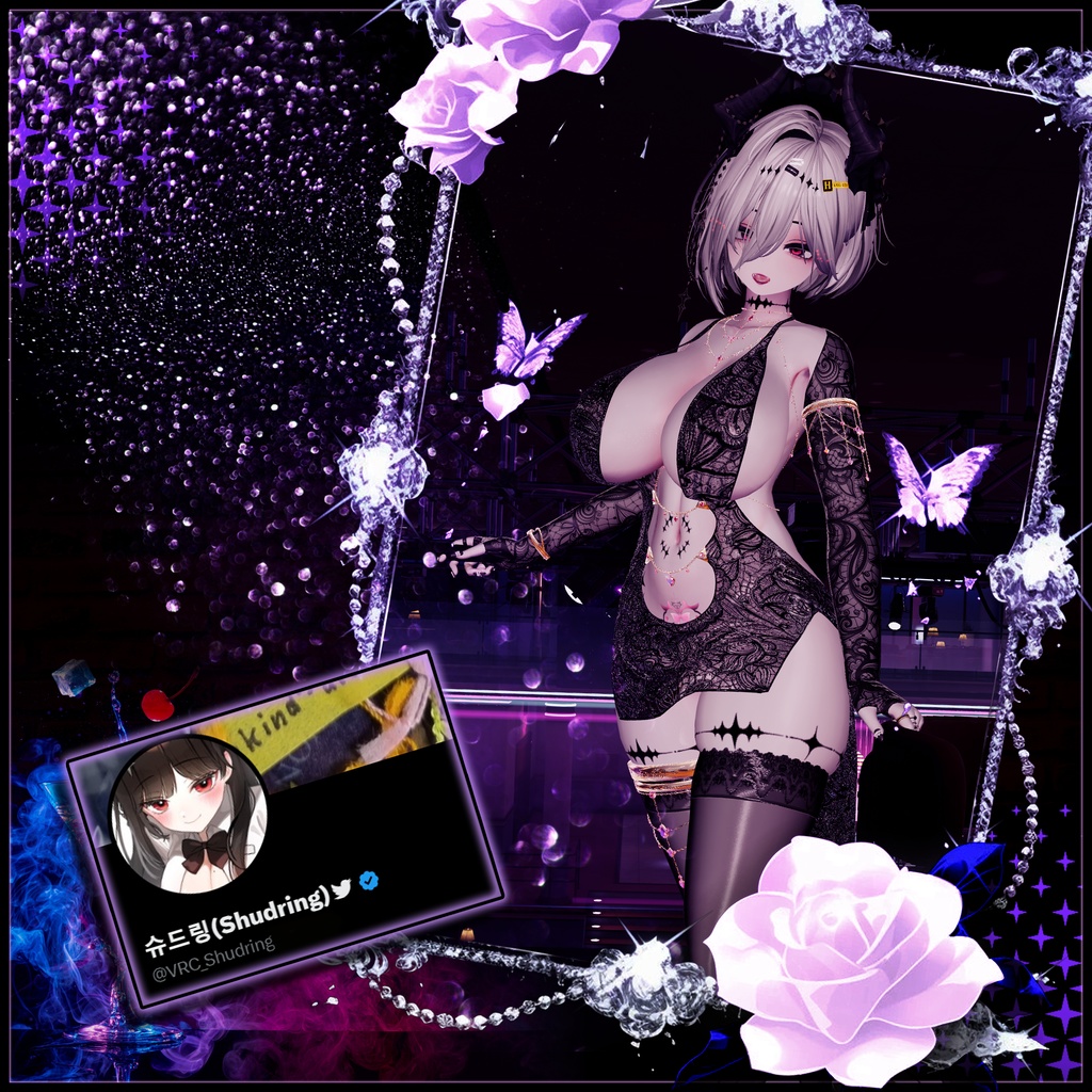 【9アバター対応】[セイレーンの織り]   Evening Dress II 缩略图 13