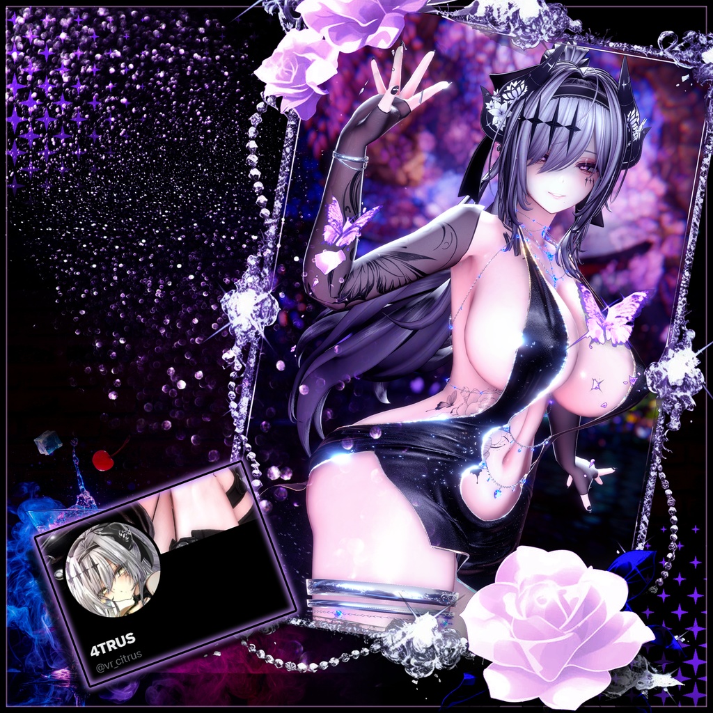 【9アバター対応】[セイレーンの織り]   Evening Dress II 缩略图 14