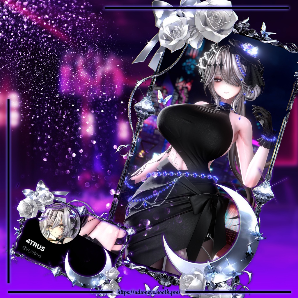 【9アバター対応】Midnight Amethyst