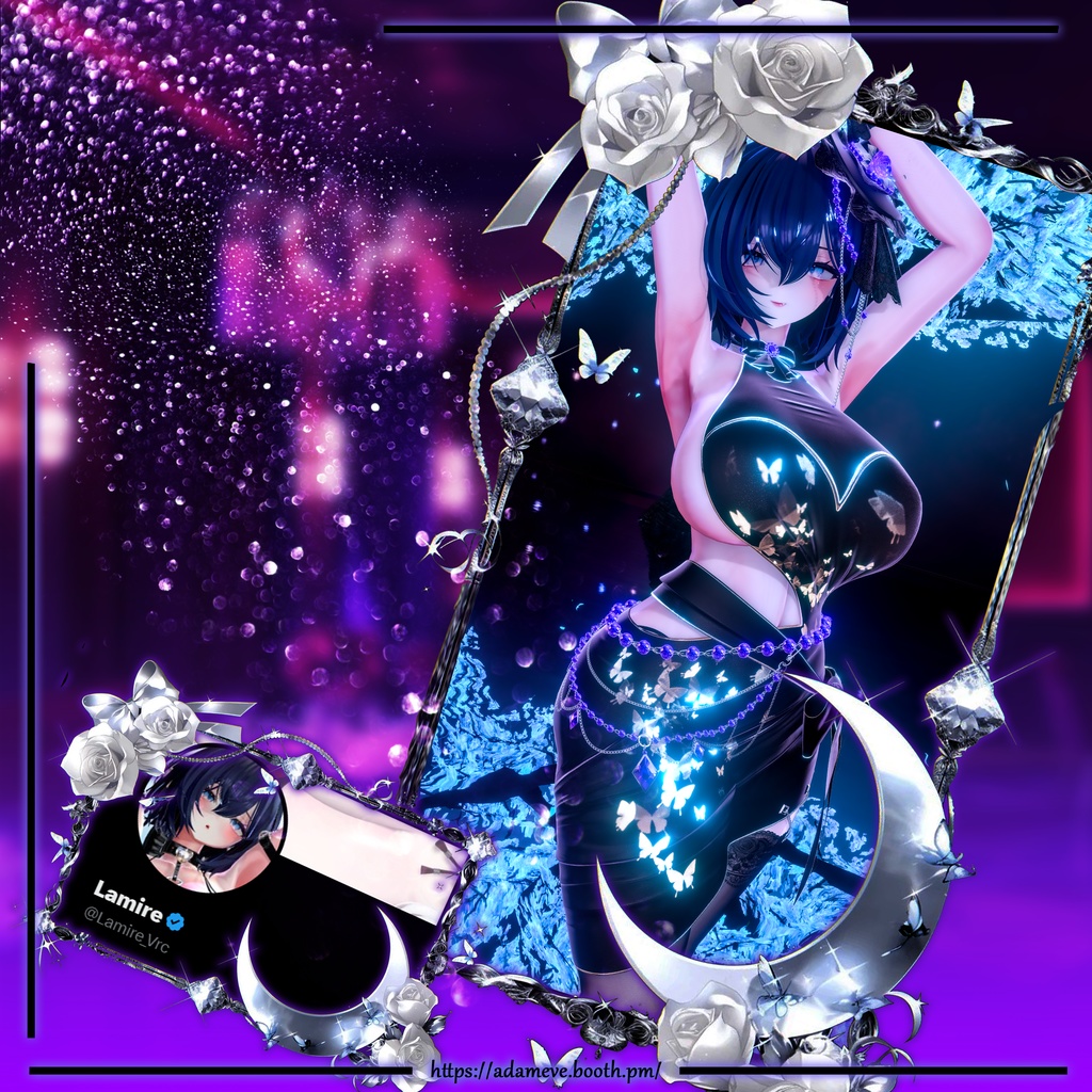 【9アバター対応】Midnight Amethyst