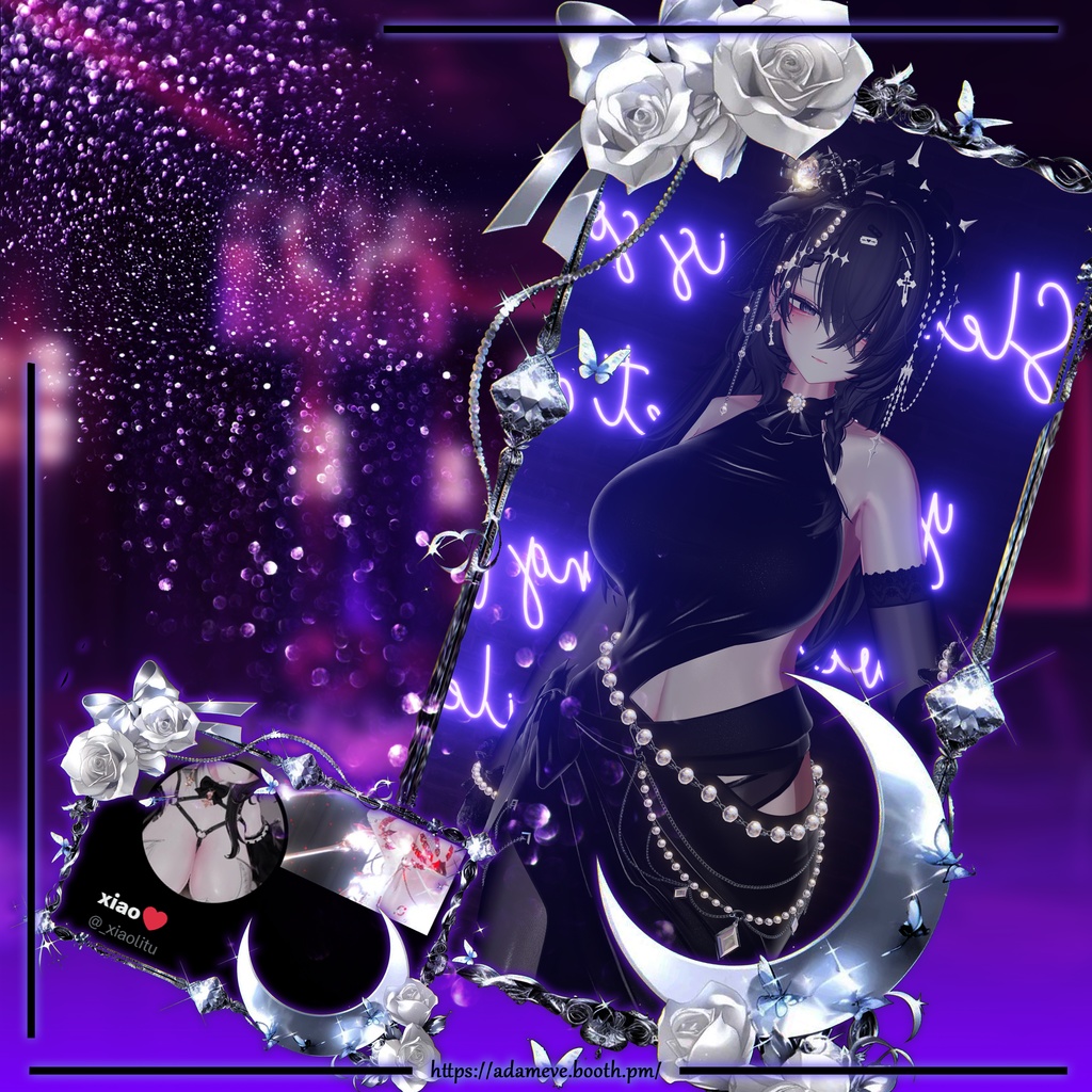 【9アバター対応】Midnight Amethyst