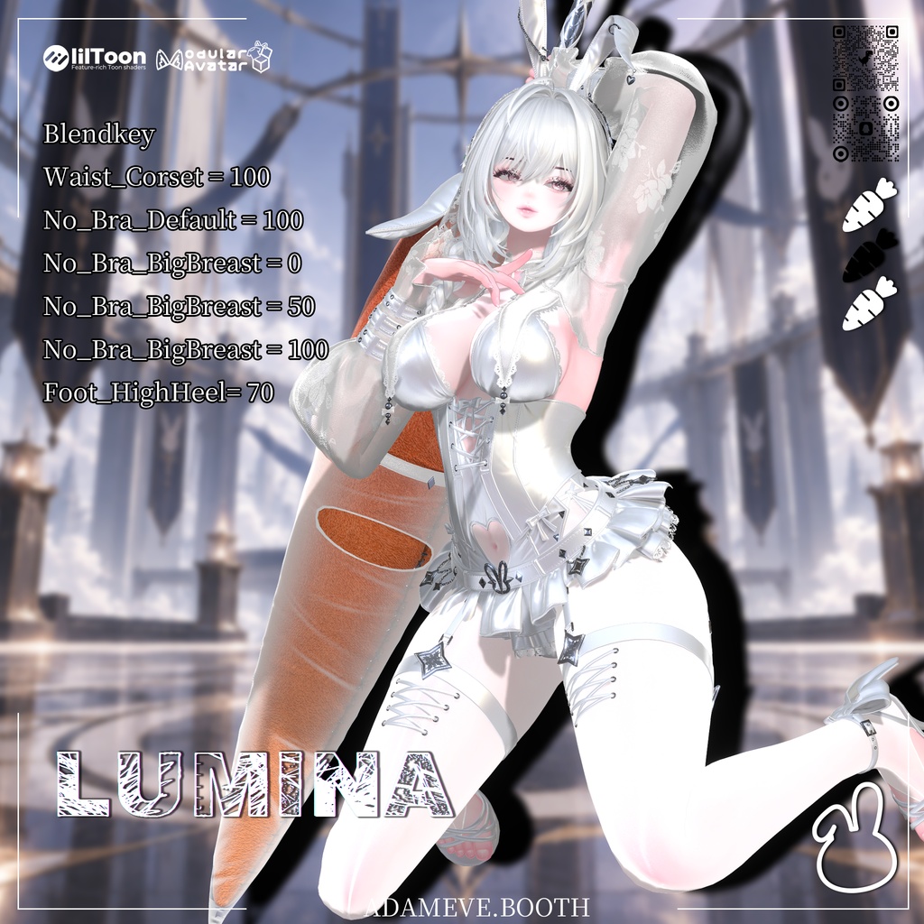 🖤黒曜の人形🖤【Obsidian Doll】🖤 衣装 + ヘア + 武器 🗡️ 14アバター対応