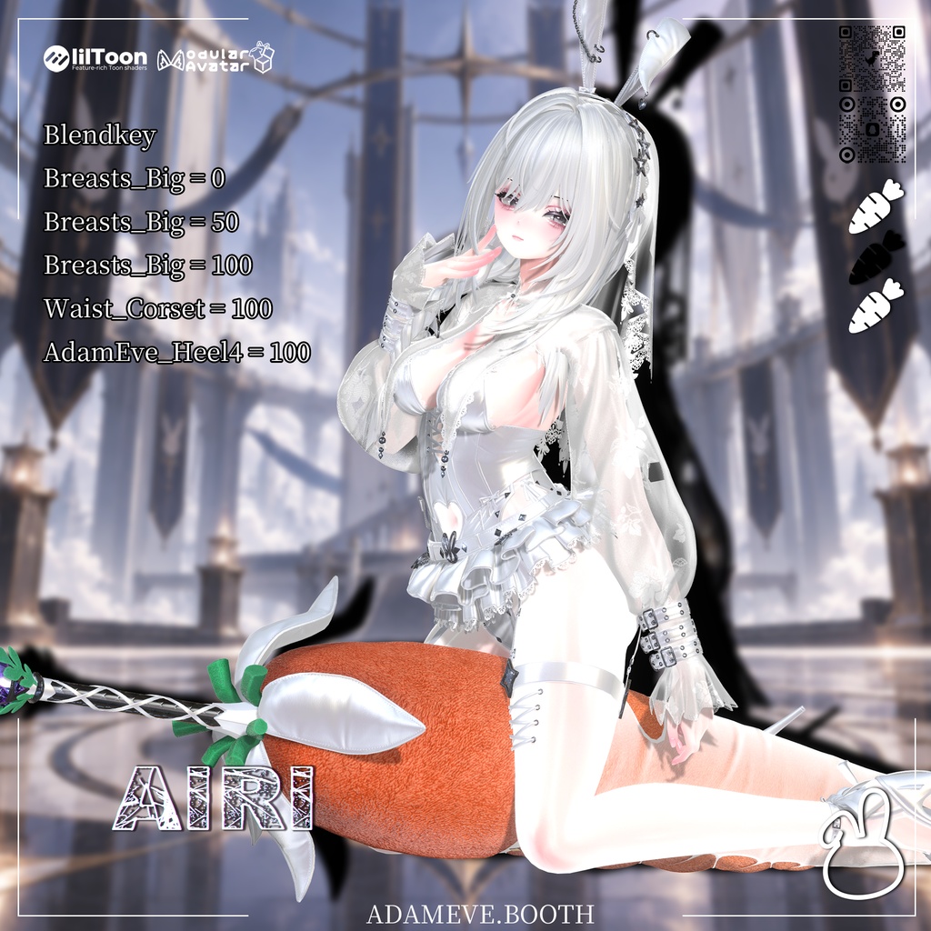 🖤黒曜の人形🖤【Obsidian Doll】🖤 衣装 + ヘア + 武器 🗡️ 14アバター対応