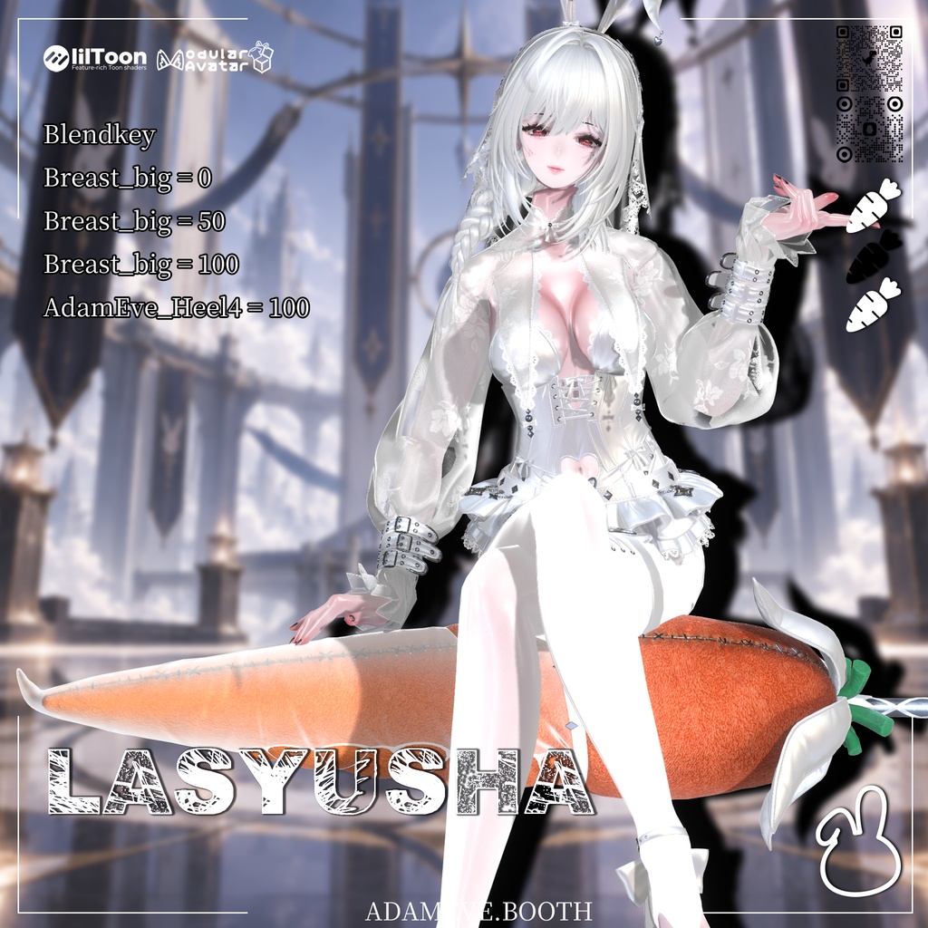 🖤黒曜の人形🖤【Obsidian Doll】🖤 衣装 + ヘア + 武器 🗡️ 14アバター対応