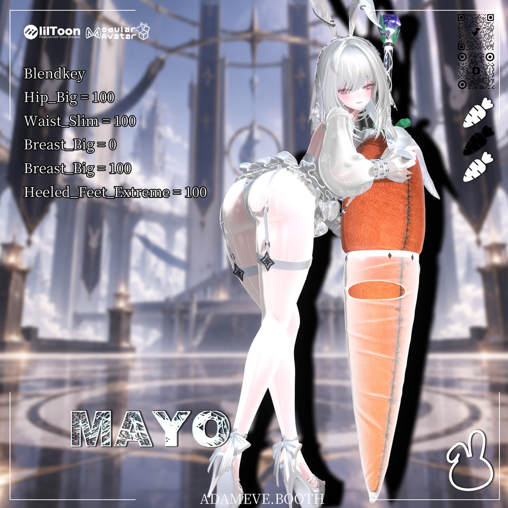 🖤黒曜の人形🖤【Obsidian Doll】🖤 衣装 + ヘア + 武器 🗡️ 14アバター対応