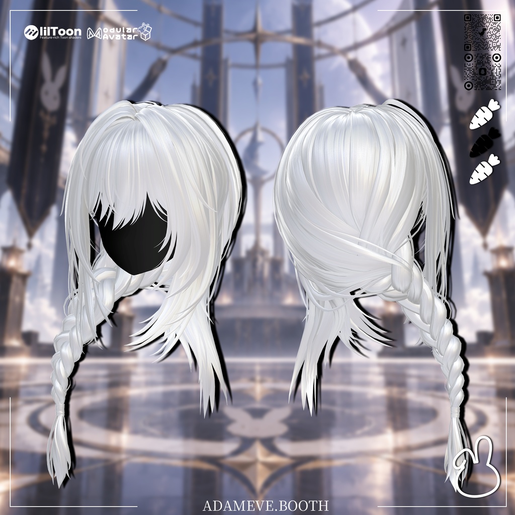 🖤黒曜の人形🖤【Obsidian Doll】🖤 衣装 + ヘア + 武器 🗡️ 14アバター対応