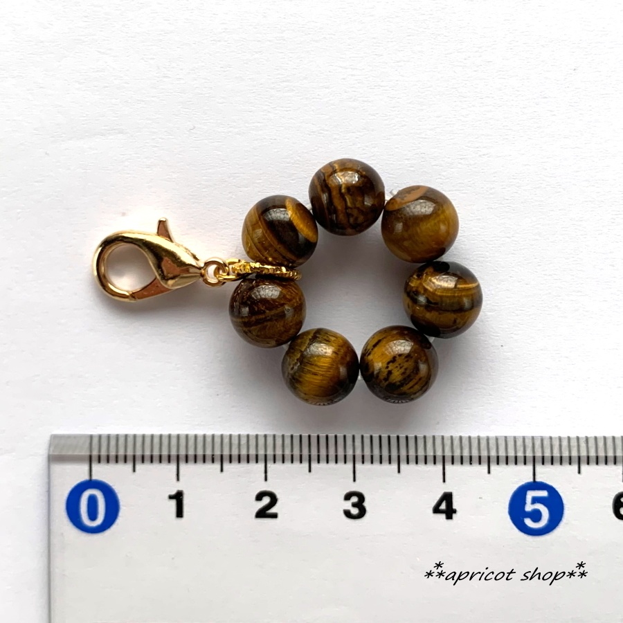 タイガーアイ 天然石 ストラップ/円環