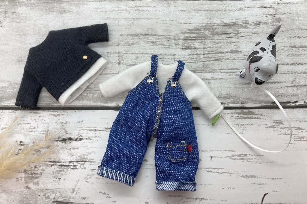 ゆったりサロペット&インナー セット