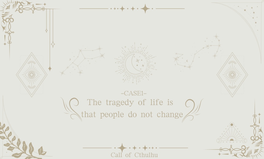 CoC「オズヴァルトの考察」 SPLL:E108436