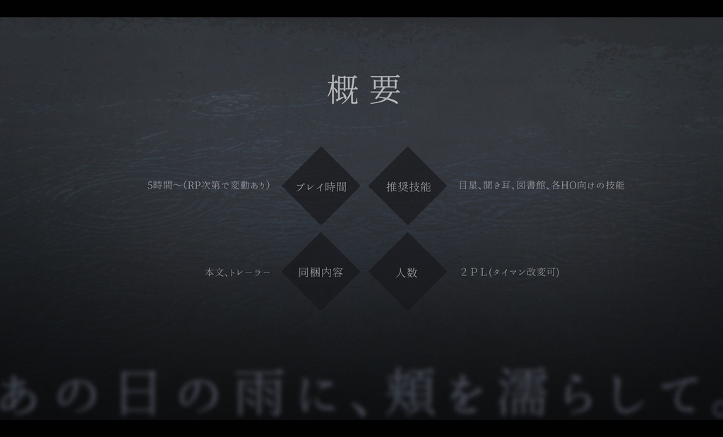 CoC「pluvia」 SPLL:E196796