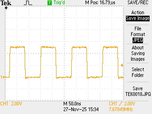 クロックモジュール 5V 7.6704MHz DIP8