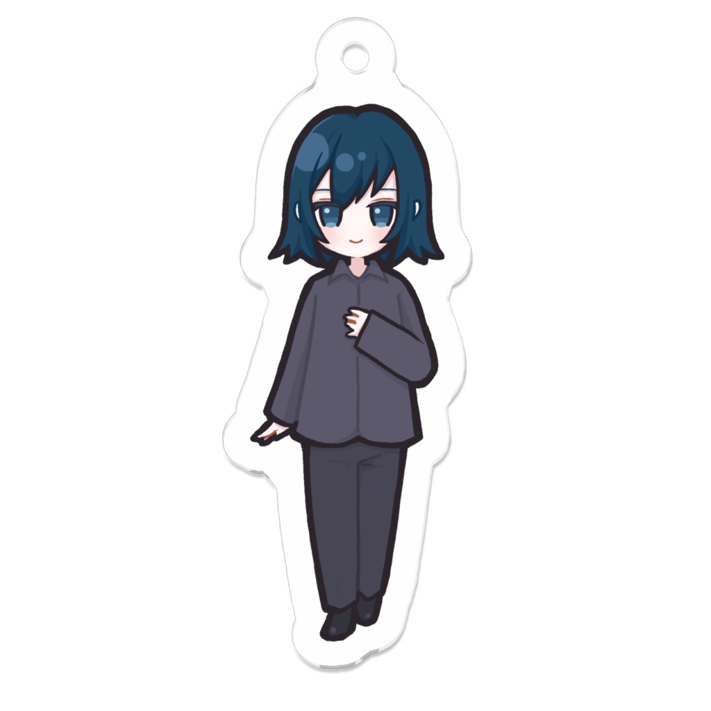 泡沫リフレクトガール アクリルキーホルダー