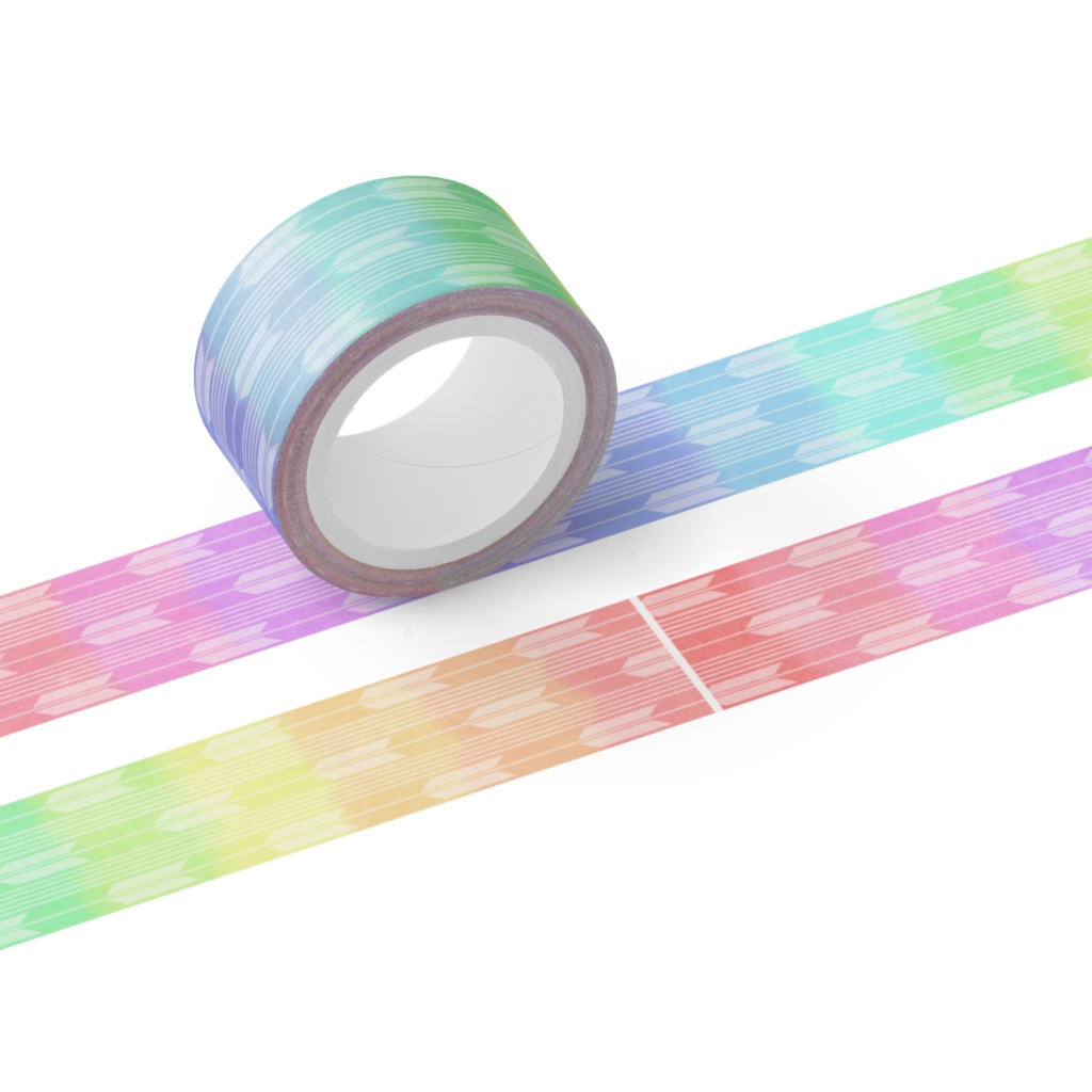 マスキングテープ 矢絣(グラデーション)