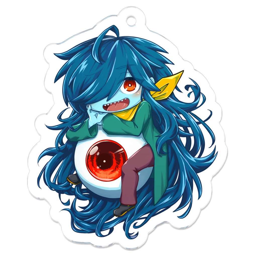 【アクキー】目玉乗り毛玉