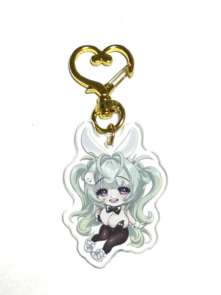 【ソーダ:トゥインクルバニー】アクキー＆ポスカ付き｜ちし共5頒布・約8cm｜数量限定