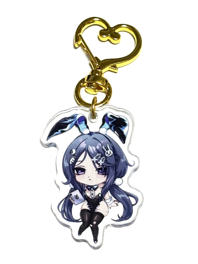 【エクシア:ハッカーラビット】アクキー＆ポスカ付き｜ちし共5頒布・約8cm｜早い者勝ち！ラスイチ！