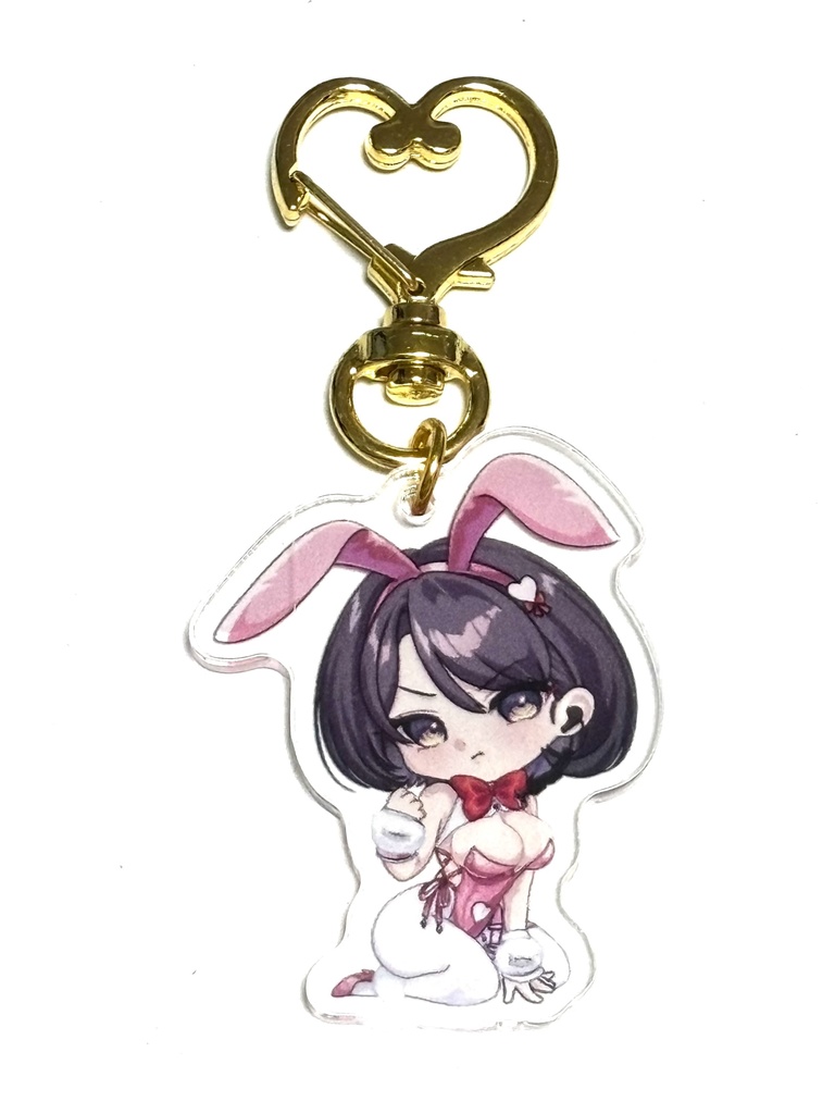 【ミルク:ブルーミングバニー】アクキー＆ポスカ付き｜ちし共5頒布・約8cm｜早い者勝ち/ラスイチ！