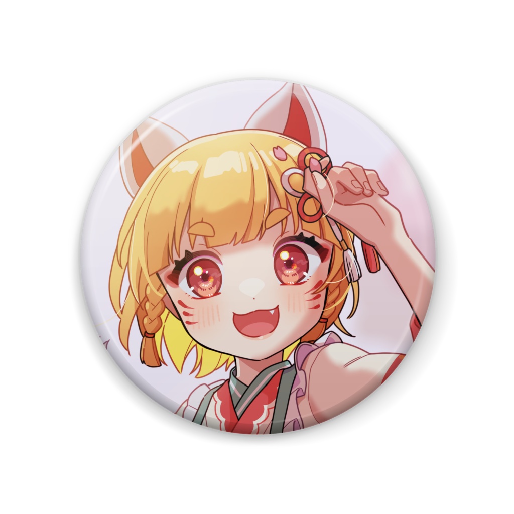 誕生日&5周年記念缶バッチ