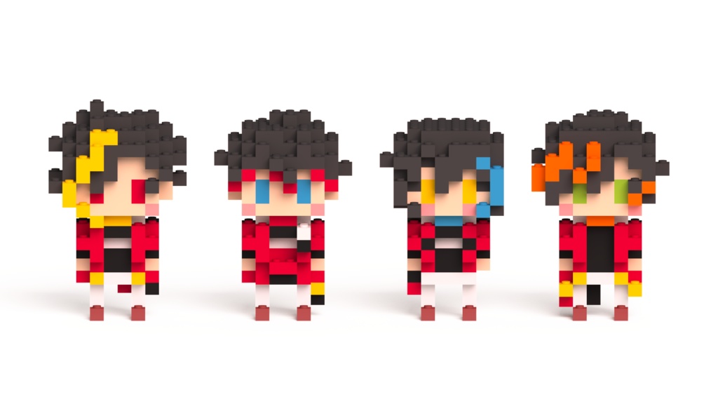 ミタクルブロック:Drop Dead Dolls バレンタイン衣装ver