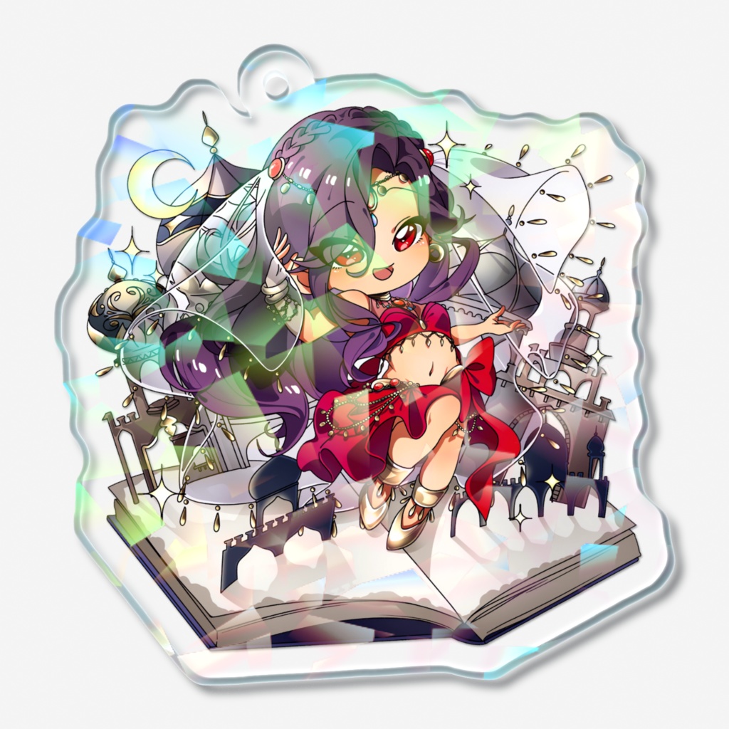 ホログラムアクリルキーホルダー