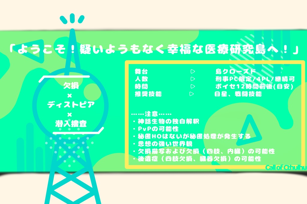 【CoCシナリオ】パノハピア