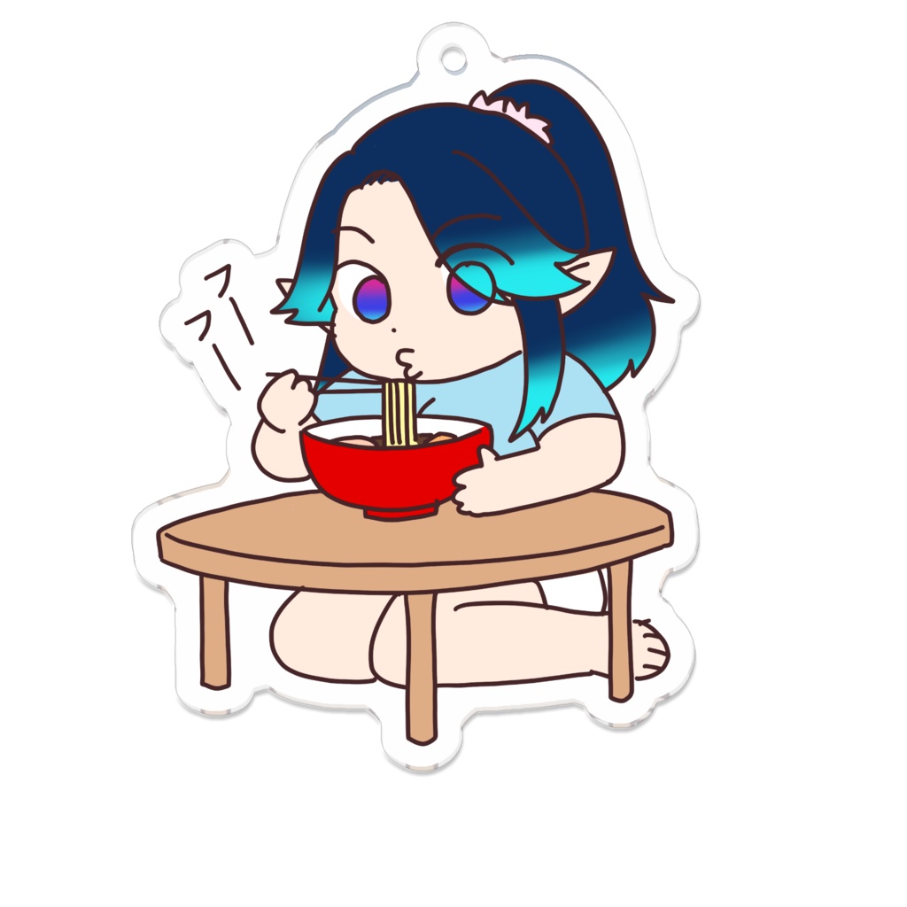 アクリルキーホルダー(ラーメソver.)