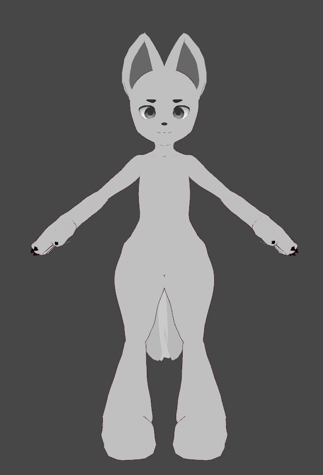 Vroid - furry base