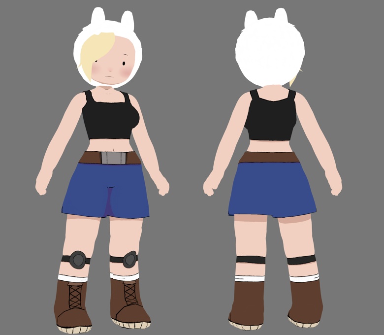 Fiona From Fiona and Cake Vroid model