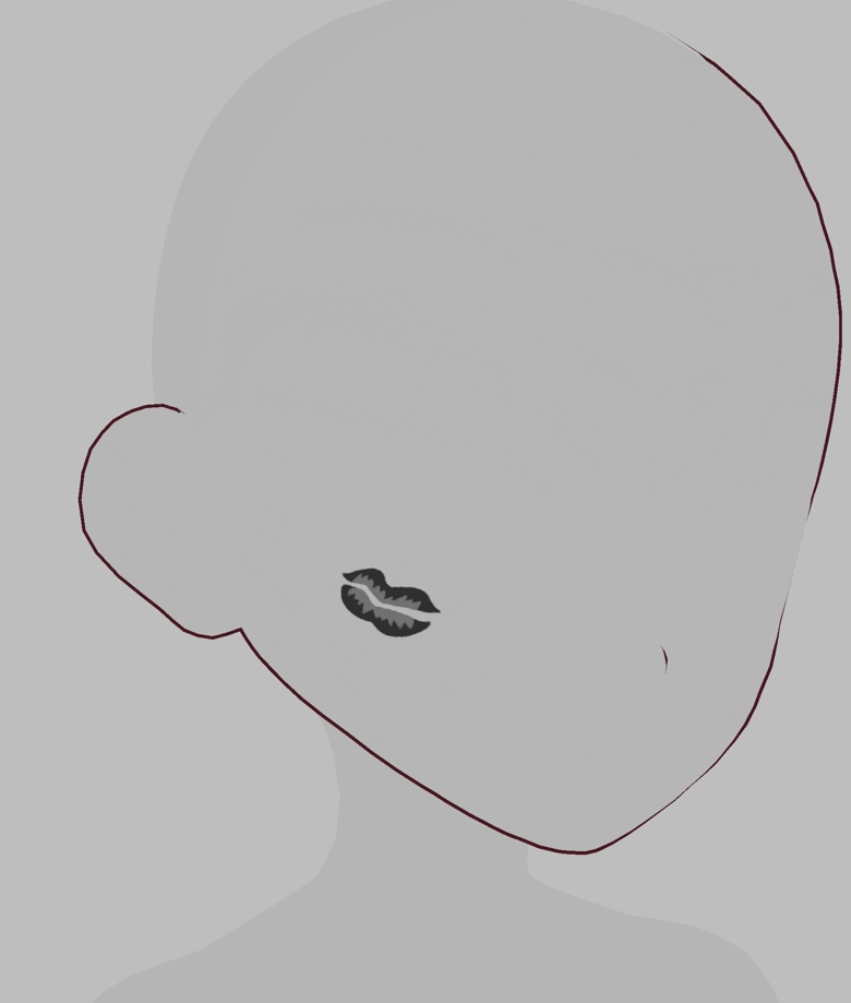 Big Kiss Moviestarplanet inspired, recolorable