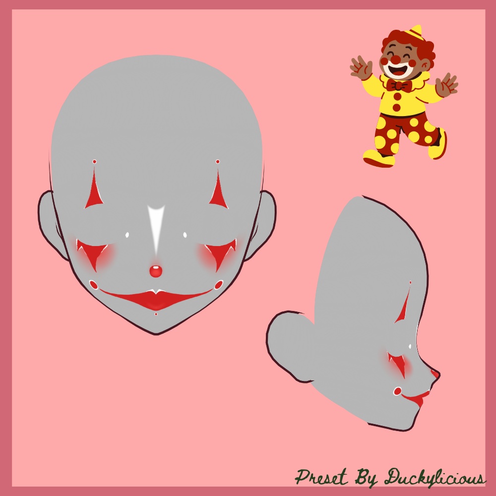 Vroid - Clown Makeup