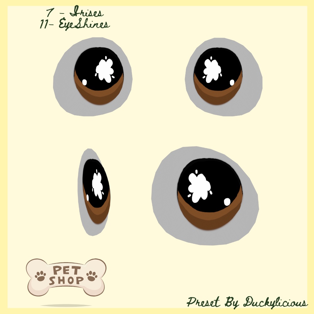 Vroid - Eye texture bundle LPS inspired