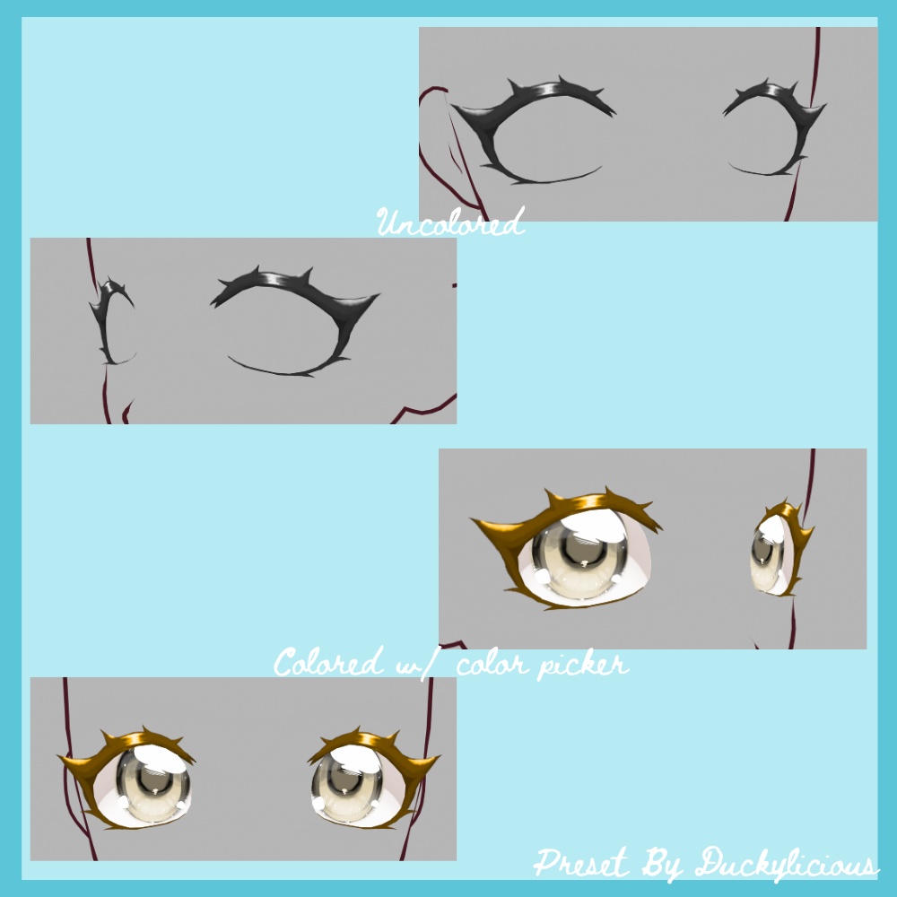 Vroid - Recolorable Flashy Eyeline