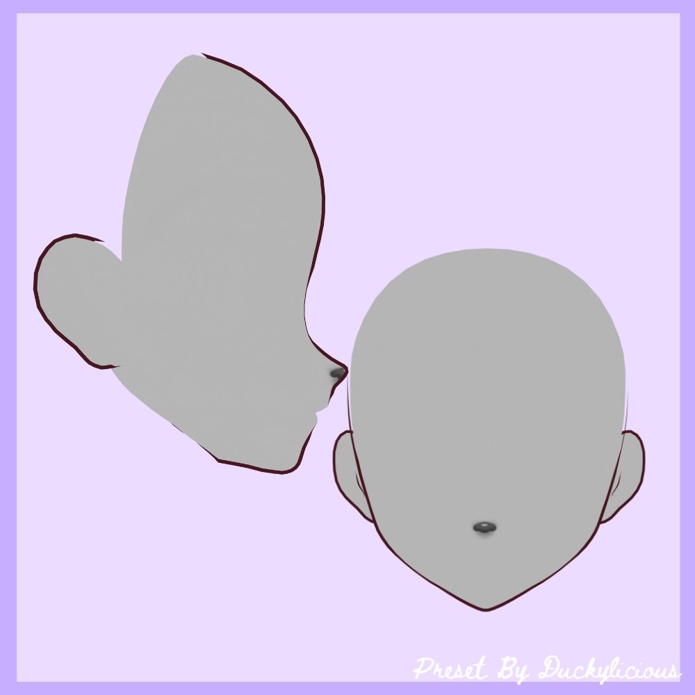 Vroid - recolorable animal nose