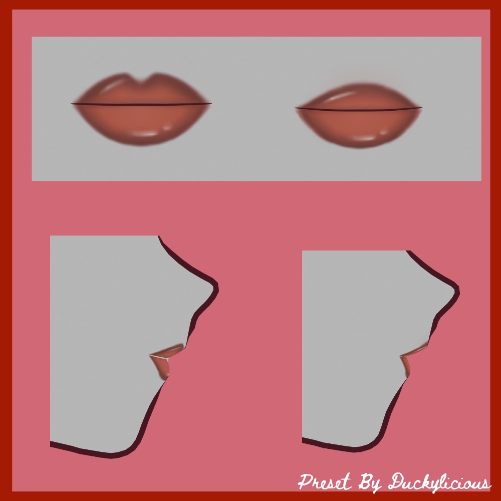 Vroid - bold lipstick 2 vers