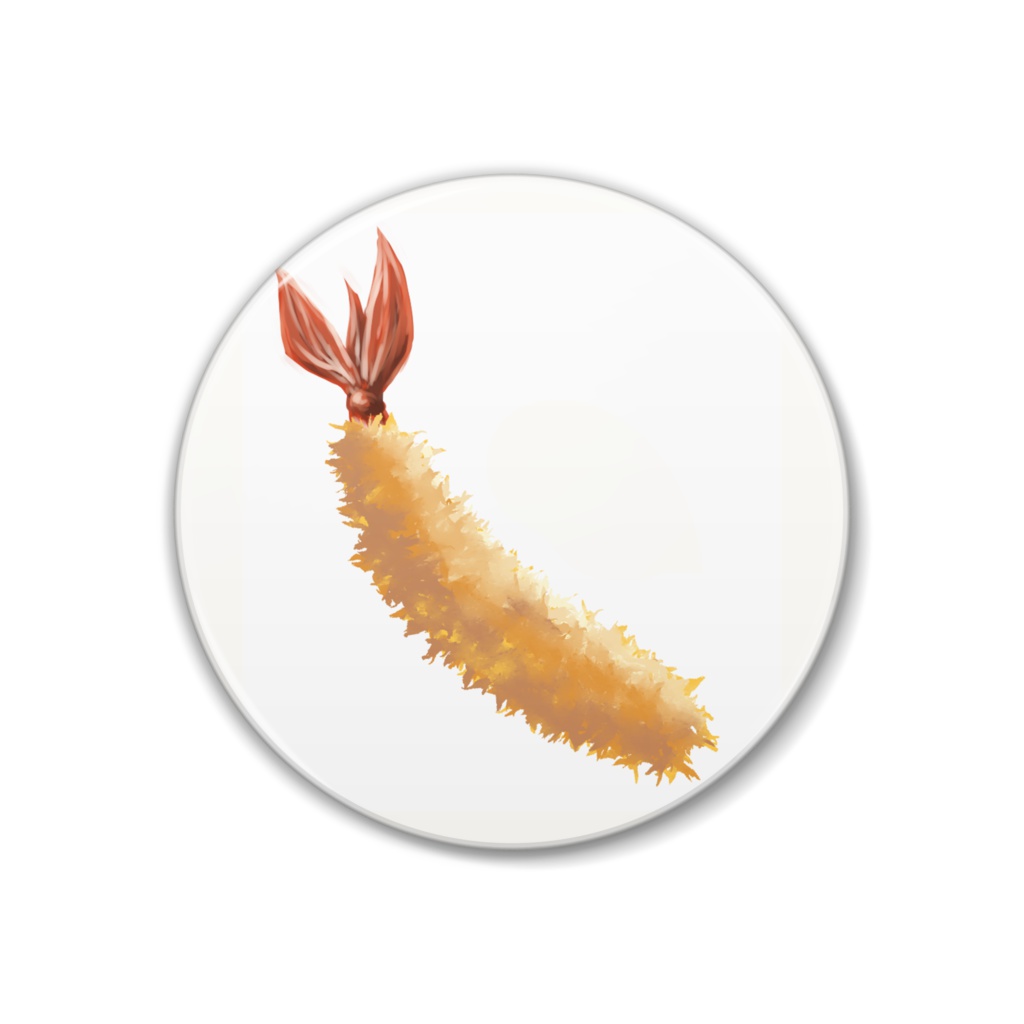 エビ天缶バッチ