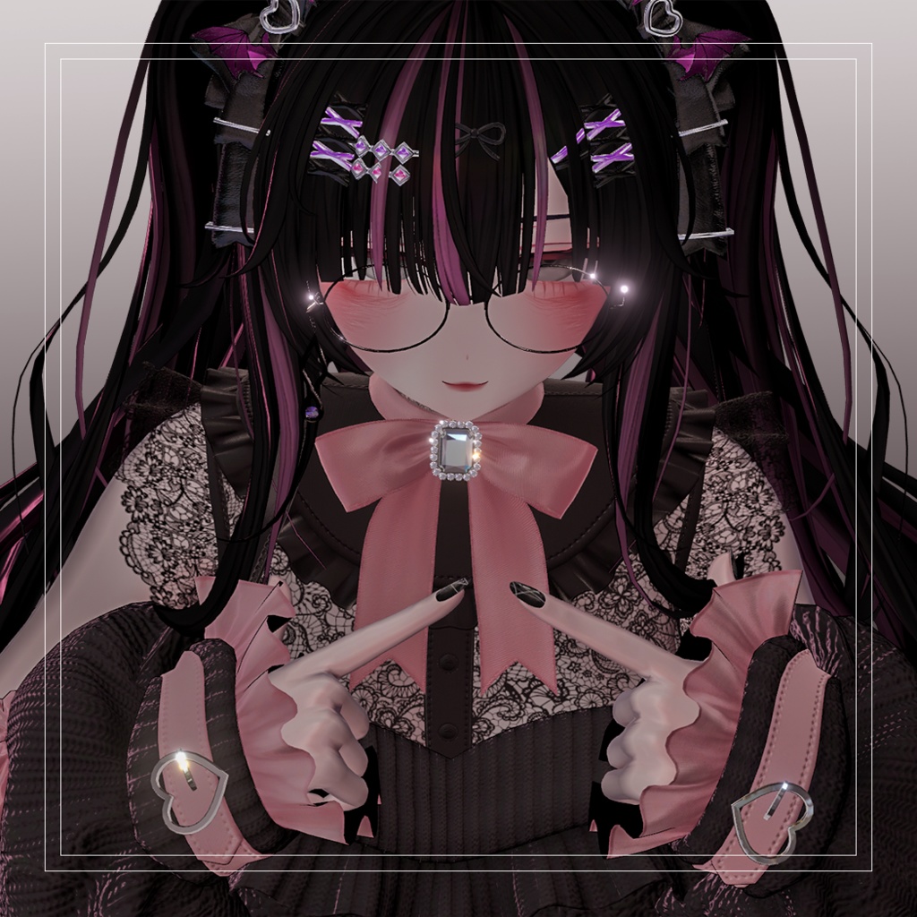 【愛莉(Airi)専用】 Dark Cherry Makeup + Eye Texture (9colors)