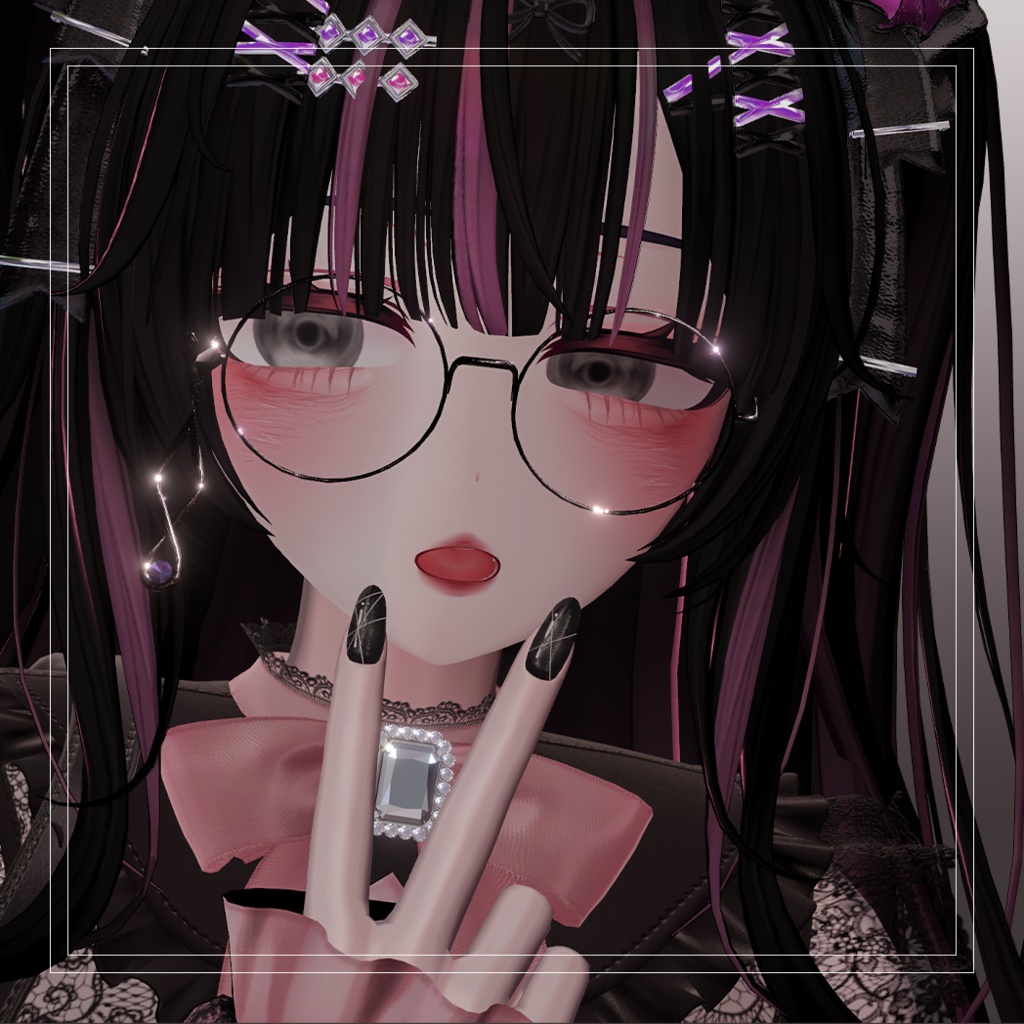 【愛莉(Airi)専用】 Dark Cherry Makeup + Eye Texture (9colors)