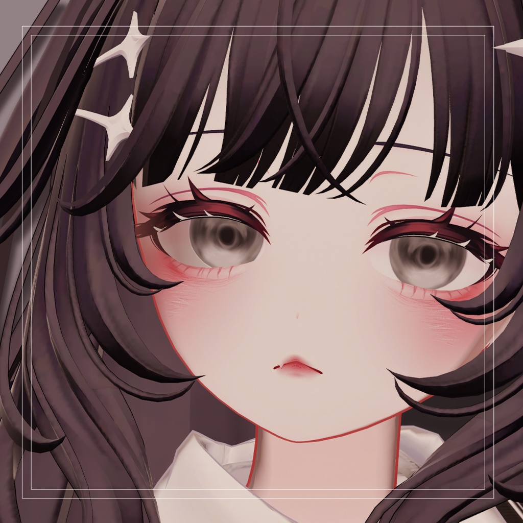 【愛莉(Airi)専用】 Dark Cherry Makeup + Eye Texture (9colors)