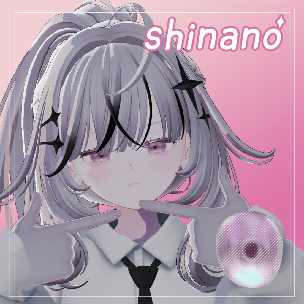 【12アバター対応】 Dark Cherry Eye Texture (9colors)