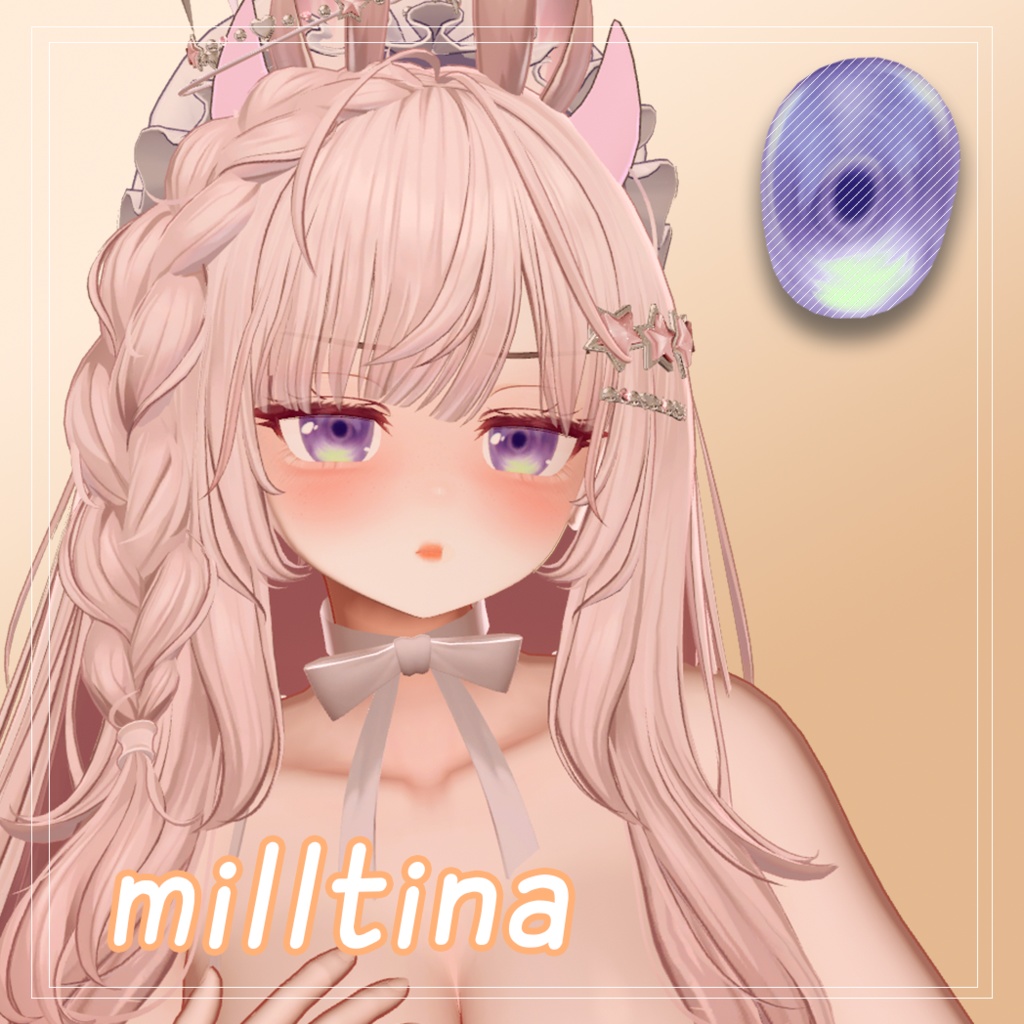 【12アバター対応】 Dark Cherry Eye Texture (9colors)