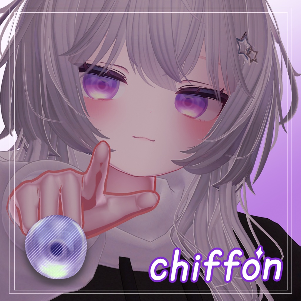 【12アバター対応】 Dark Cherry Eye Texture (9colors)