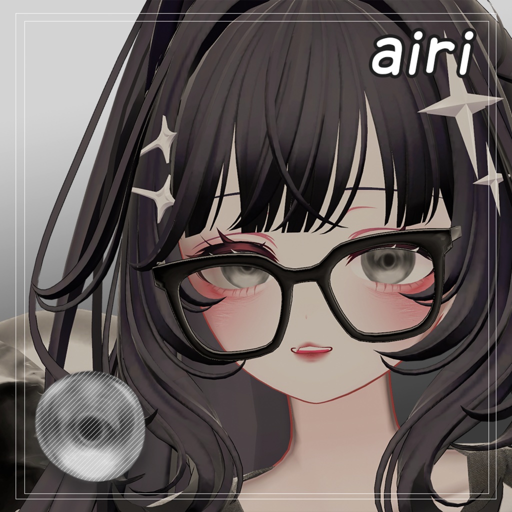 【12アバター対応】 Dark Cherry Eye Texture (9colors)