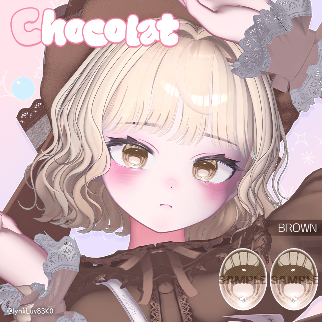 【11アバター対応】 Sugar Puff Eye Texture (13colors)