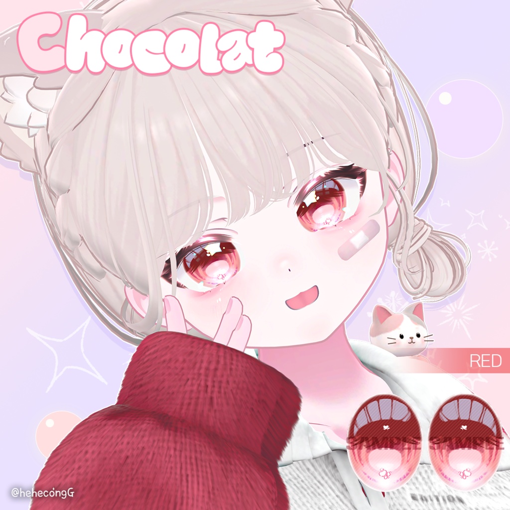 【11アバター対応】 Sugar Puff Eye Texture (13colors)