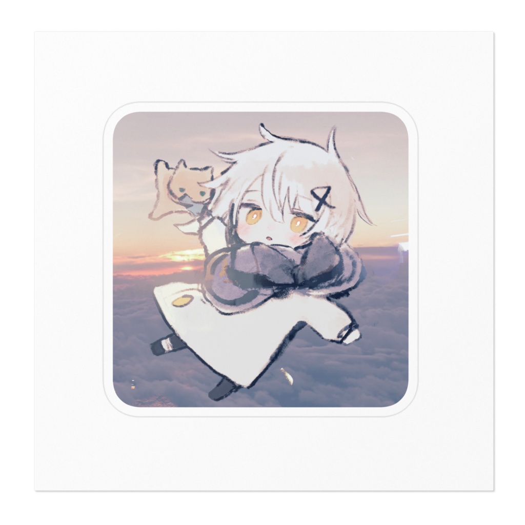 そらむとそらとぶステッカー