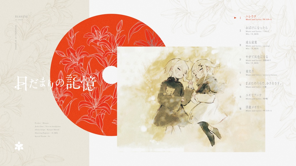 1st Album 『日だまりの記憶』A5特典冊子付