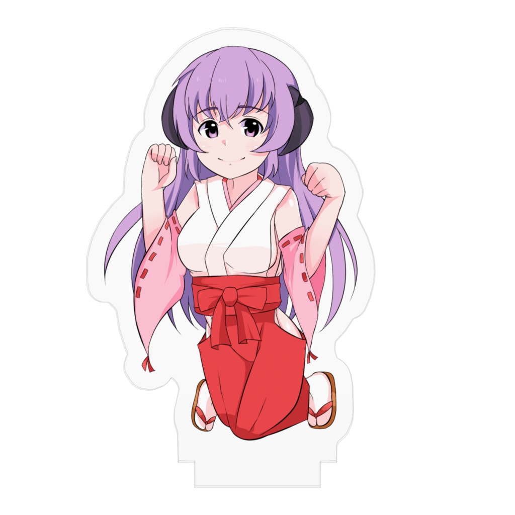 羽入さんアクリルスタンド 巫女服ver