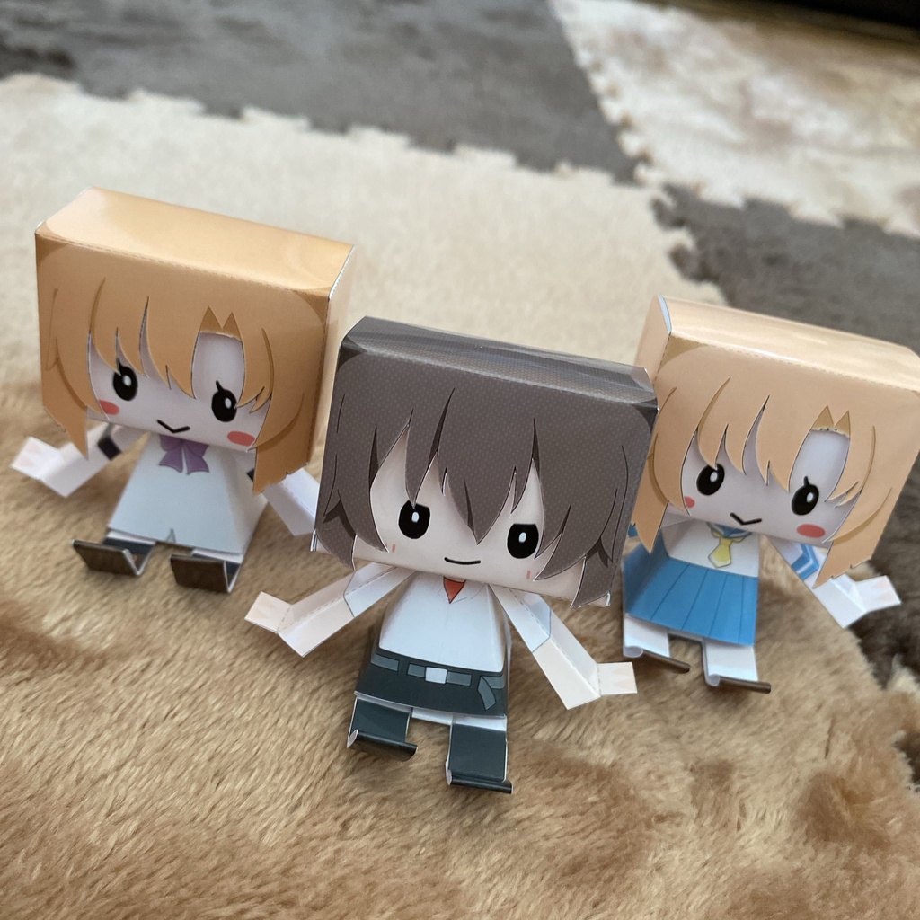 グラひぐ!?ペーパークラフト Grahigu !?Papercraft A4データ