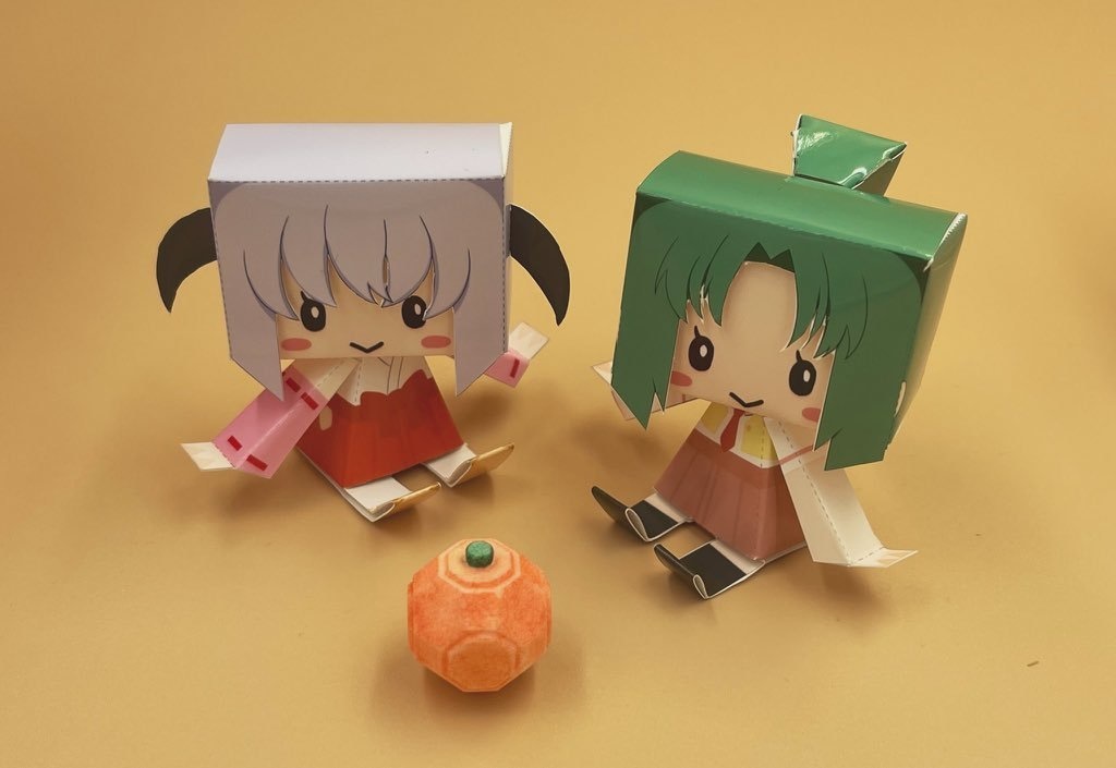 2021年綿流し祭開催記念 グラひぐペーパークラフト 魅音&詩音